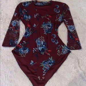 Floral bodysuit